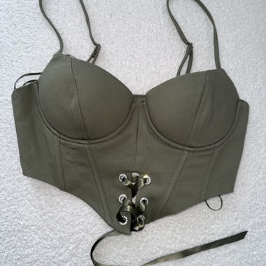 Bustier Verde Oliva