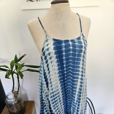 Robe dégradée bleue