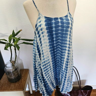 Robe dégradée bleue