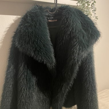 Faux fur coat