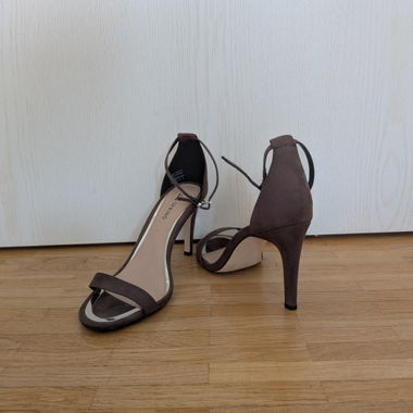 Brown High Heel Sandals