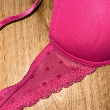 Pinker herzchen BH