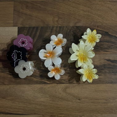 Trio hair clips