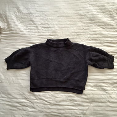 Maglione di lana maniche corte
