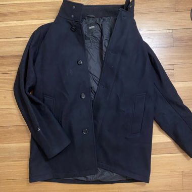 Hugo Boss Navy Blue Coat