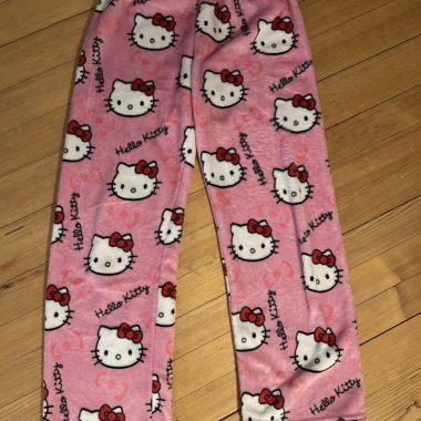 Hello Kitty Fleece Pyjamahose rosa