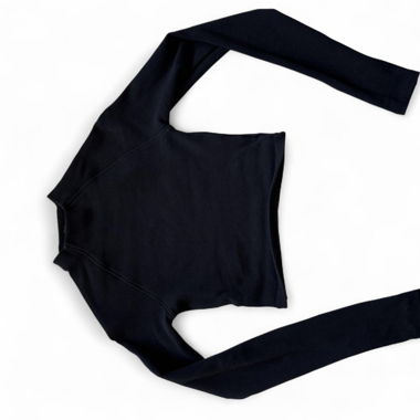 Top crop nero Zara