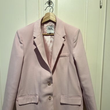 Ensemble blazer pantalon oversized babypink 