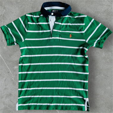 VINTAGE RALPH LAUREN POLOSHIRT GESTREIFT -GR. S-