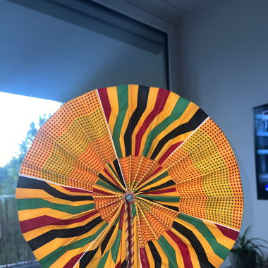 ÉVENTAIL TISSU WAX 