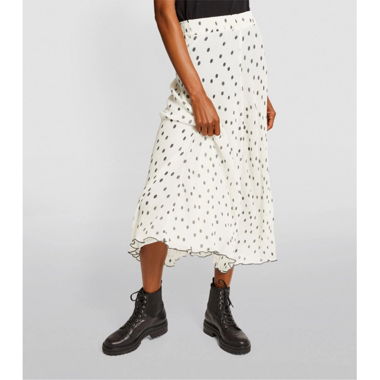 Ganni polka dot maxi skirt 