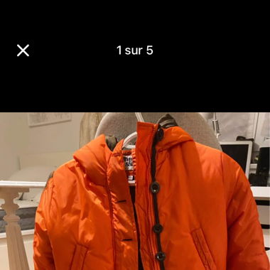 Manteau très chaud, taille S 
