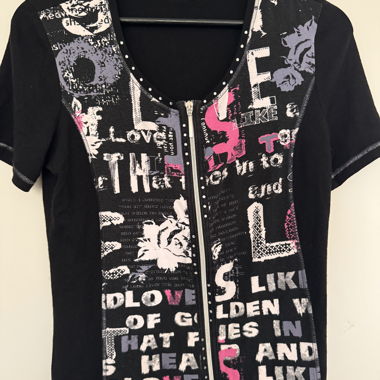 T‑shirt Canda Premium vintage Y2K nera