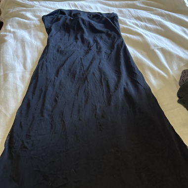 Schwarzes Bandeau Kleid