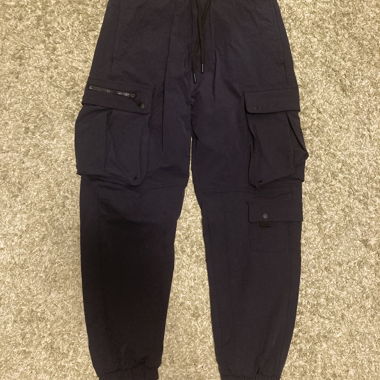 black cargo pants