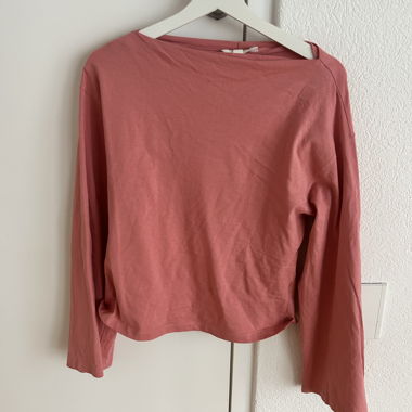 Pink Long-Sleeve Shirt by H&M