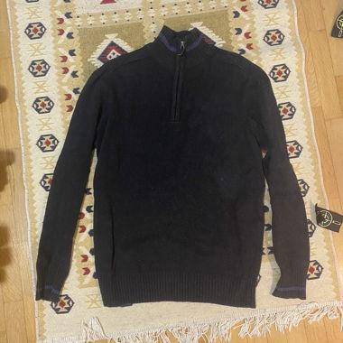 Maglione con mezza cerniera