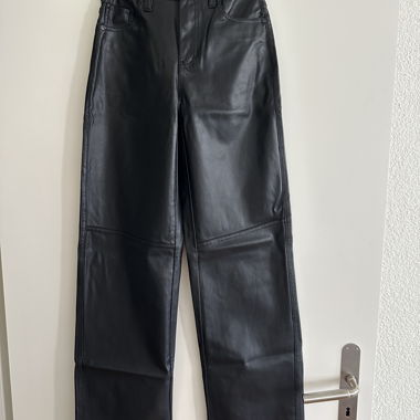 Bershka Faux Leather Pants