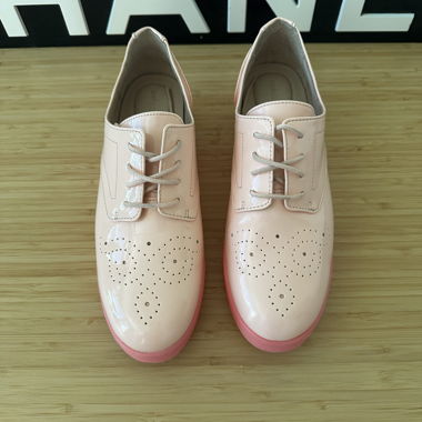 Melli Mellow T. 37 Patent Rose Leather Derby Shoes