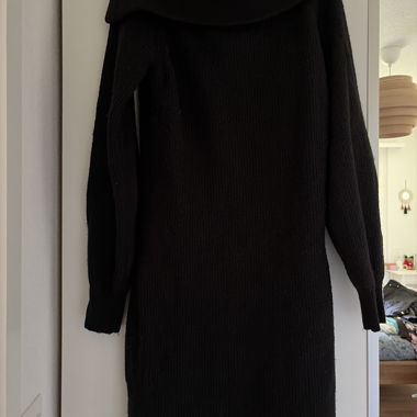 Robe en maille noire