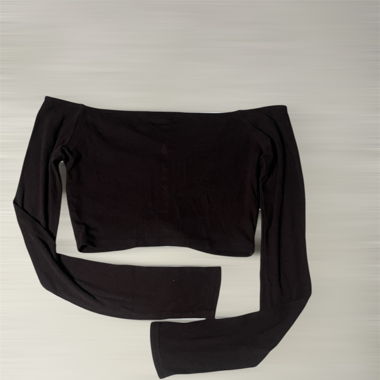Langarm shirt schulterfrei&bauchfrei