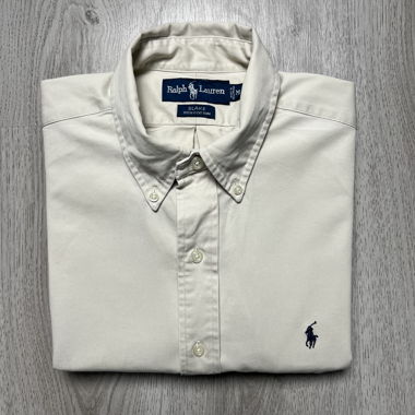 Ralph Lauren Vintage Solid Cream Shirt