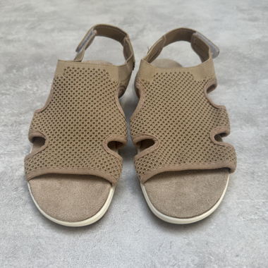 Sandali comfort beige