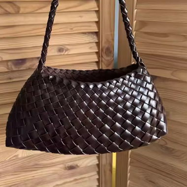Brown Woven Bag 