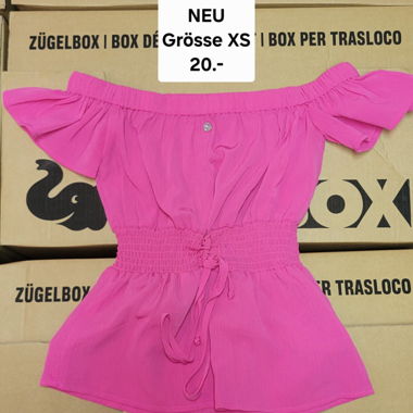 Guess Offshoulder Top Pink XXS/XS