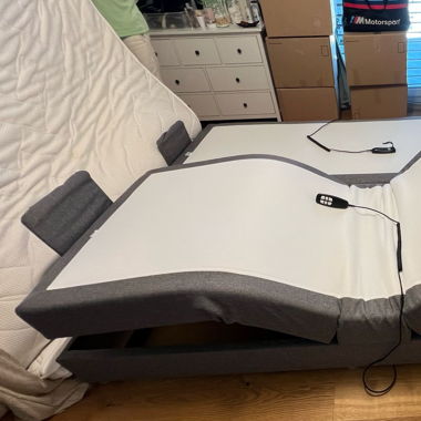 Lit boxspring électrique 