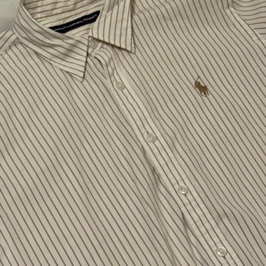 Ralph Lauren Hemd braun/weiss