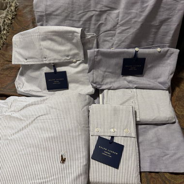 Ralph Lauren Oxford bedding set light purple