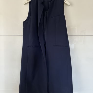 Gilet lang dunkelblau