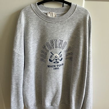 Sweatshirt mit Rückenprint