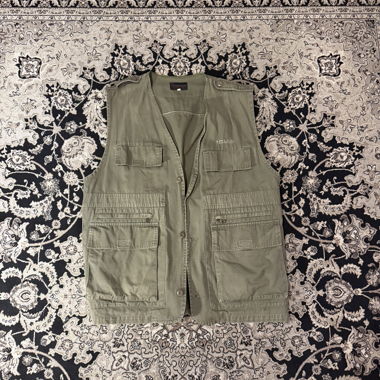Gilet utility kaki