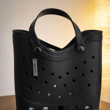 Balenciaga Crocs Rubber tote bag