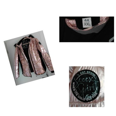 Steppjacke XXL roségold