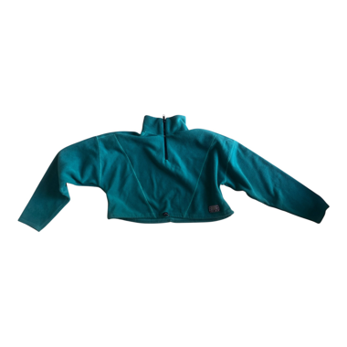Pile turchese con zip