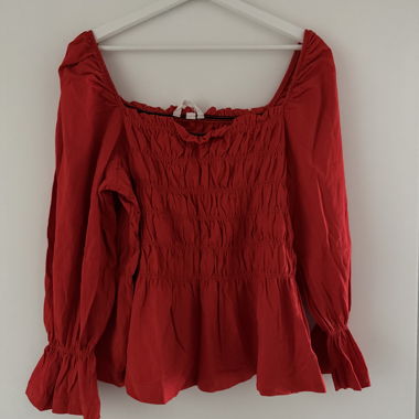 Rotes Carmen-Top