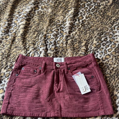 Y2K Cord Skirt 