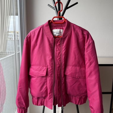 Giacca bomber in denim Marc O'Polo rosa