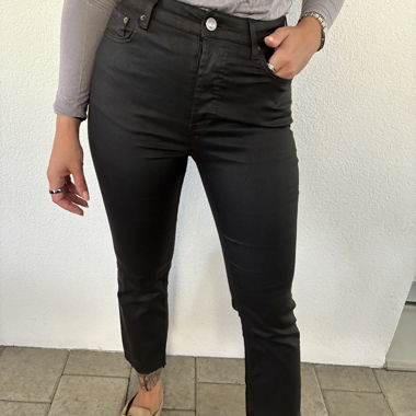 Black High-Waist Pants