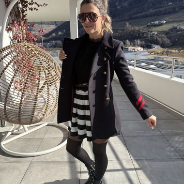 Manteau noir ZARA – Taille XS