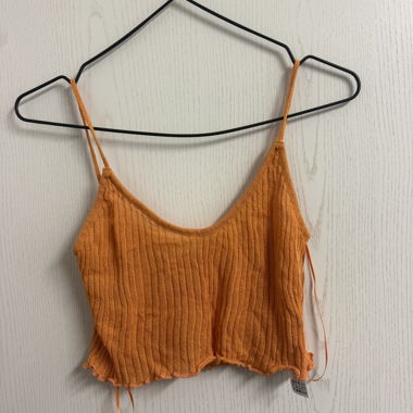 crop top arancione