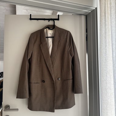 Brauner Karo-Blazer