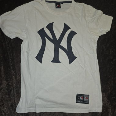 Majestic MLB T-Shirt New York Yankees weiss