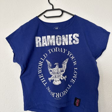 T-shirt Ramones bleu gr M/S