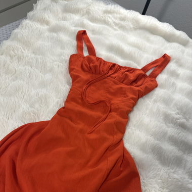 Robe d'été rouge