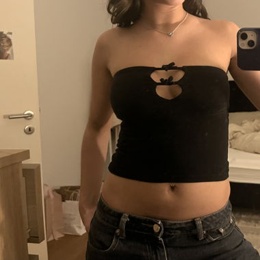Subdued Bow Detail Bandeau Top