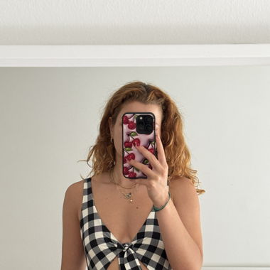black white swimsuit